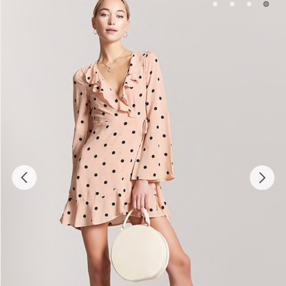 Forever 21 Polka Dot Wrap dress